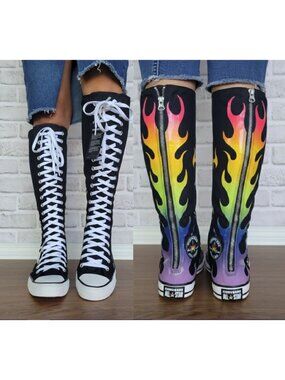 ⭐Converse Chuck Taylor All Star XXHi Pride Sz 9.5 Men's Ultra Hi Boots A15779C⭐